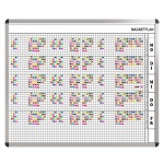 Personal-Raum-Plan,  8 Stunden, 63 Spalten, 103x137 cm, 